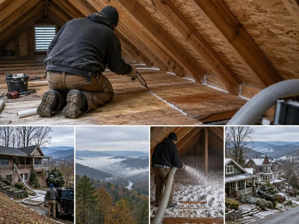 Attic Insulation & Air Sealing in Asheville, NC