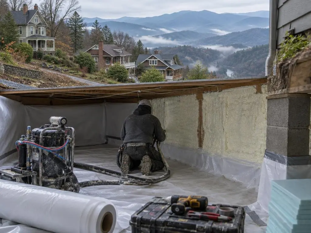 Crawl Space Encapsulation & Insulation in Asheville, NC