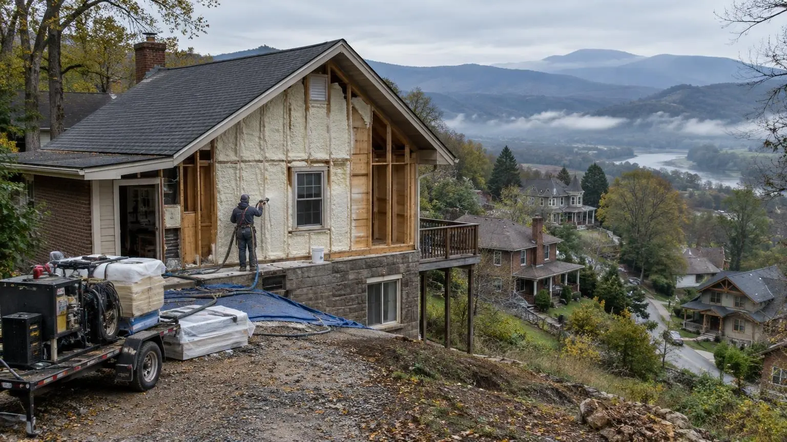 Spray Foam Insulation in Asheville, NC